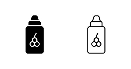 Vape Liquid Icon Design