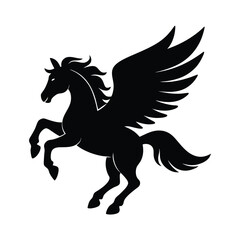 horse silhouette vector