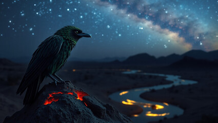 Cactus Raven: The Desert’s Shadow.