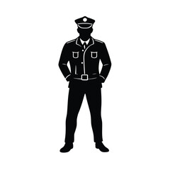 police officer silhouette