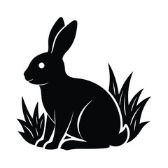 vector illustration of a rabbit