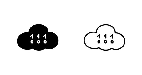 Cloud Coding Icon Design