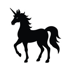 horse silhouette vector