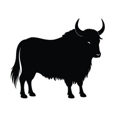 vector illustration of a bull