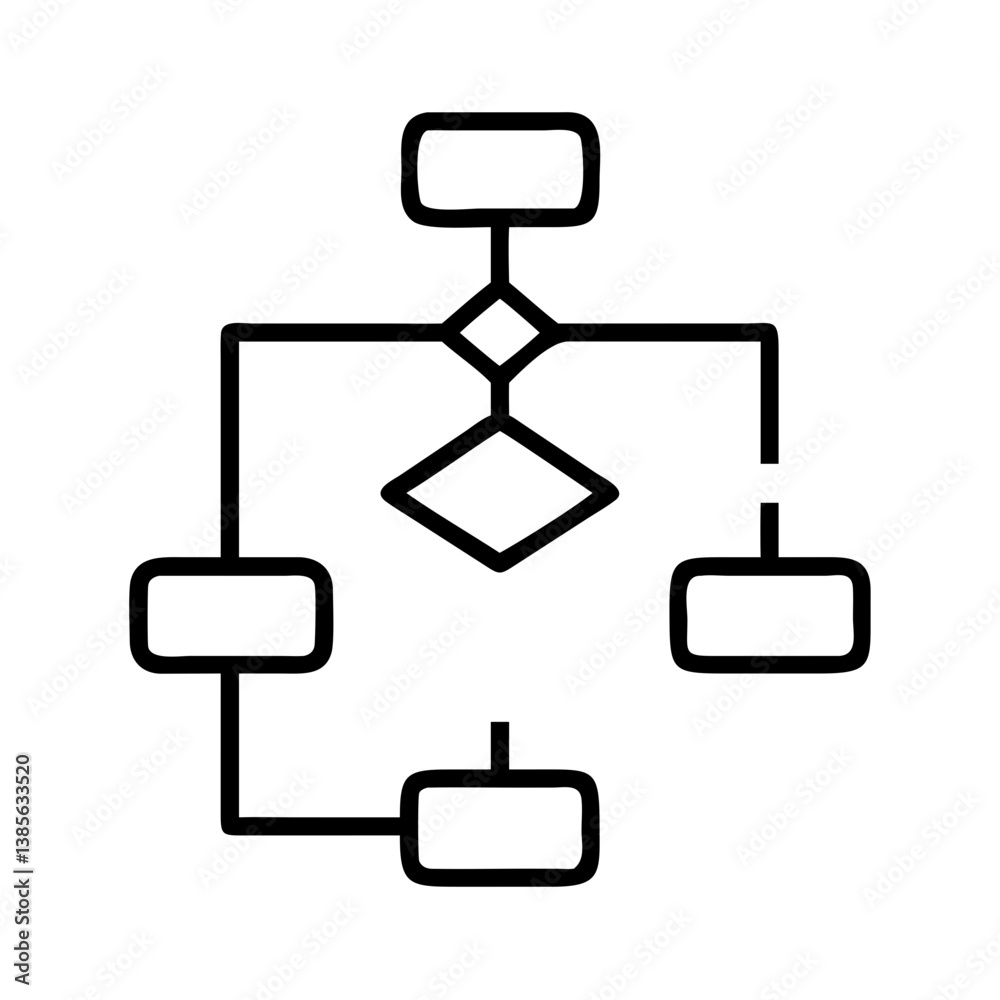  flowchart diagram process algorithm decision tree data structure visualization for business and educ