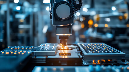 An AI powered system enhancing manufacturing quality control by analyzing production data, material quality, and process variables to detect defects and improve product consistency