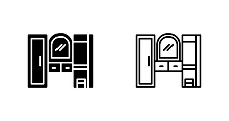 Wardrobe Icon Design