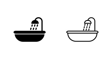 Bathtub Icon Design