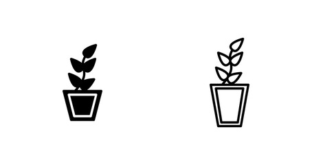 House Plants Icon Design