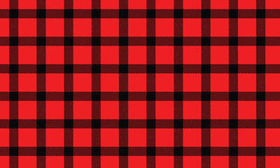 Red gingham, rhombus, buffalo or lumberjack plaid. Tartan pattern. Vector flanel, memphis style, textile texture. Luxury check or checker dresses. Scottish style cage. Scot zigzag weaving. Farmer.