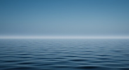 Naklejka premium Whispers of Dawn, Still Waters AI Generated
