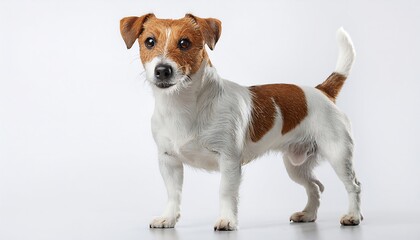 Jack Russell Terrier Portrait: An Energetic Canine Companion on Display