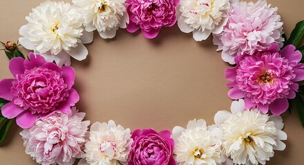 Blush & Bloom Oval AI Generated