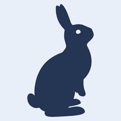 rabbit silhouette