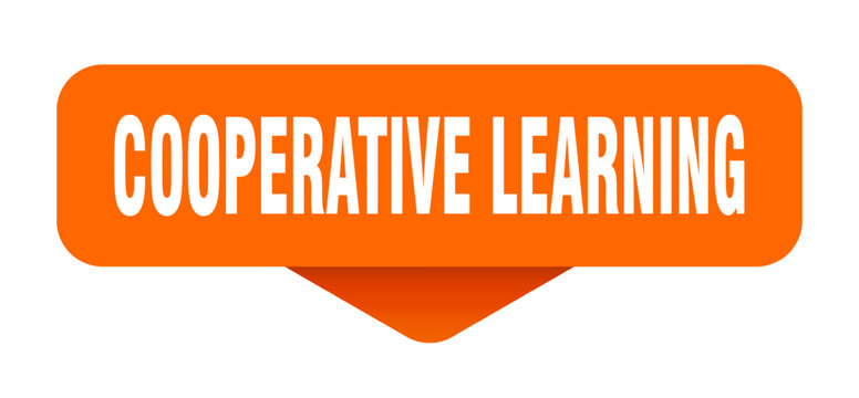 cooperative learning sticker. cooperative learning sign on transparent background