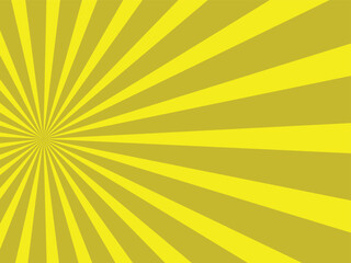 Sunbeams: Yellow rays background