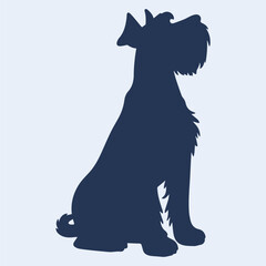 schnauzer silhouette