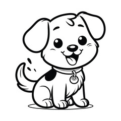 puppy coloring book for kids