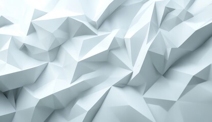 Abstract crumpled polygonal wall background