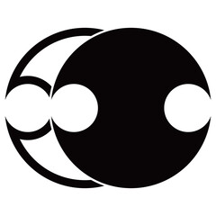 家紋です。陰陽分銅といいます。