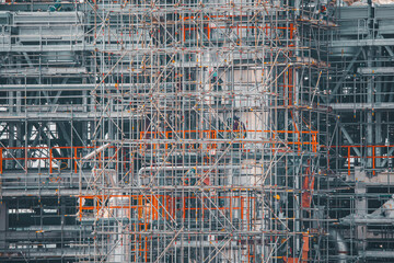 Refinery new plant equipment scaffold  for pump pipeline oil and gas valves pressure safety valve