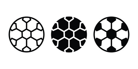 Obraz premium Dynamic ball icon with clean lines, ideal for sports, games, and kids' content. High-quality vector, fully scalable and easy to customize for any creative project.