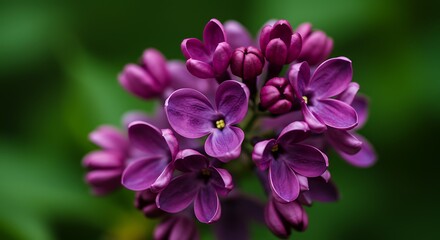 Purple Dusk Embrace AI Generated