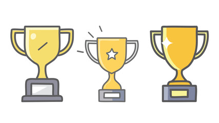 Trophy Silhouette Vector Illustration Perfect for T Shirts Prints and Digital Projects