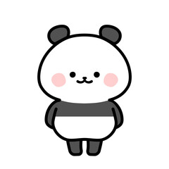 Cute Panda Character Illustration