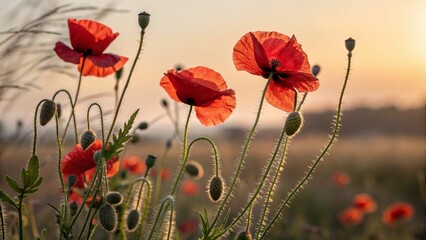 Obraz premium poppies in the field