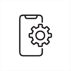 setting silhouette vector style