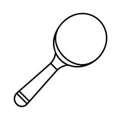 magnifying glass isolated on white