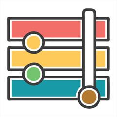 setting silhouette vector style