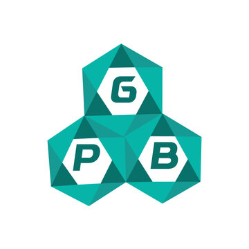 GPB creative minimalist letter logo. GPB unique vector initials alphabet letter logo design