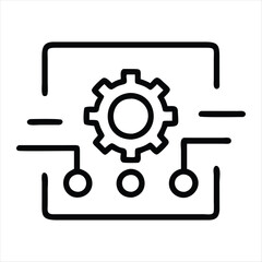 setting silhouette vector style