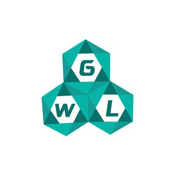 GWL creative minimalist letter logo. GWL unique vector initials alphabet letter logo design