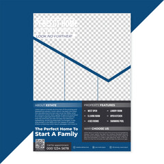 Flyer Design template, Real Estate Flyer Design bundle, property sale flyer design, flyer design for rent