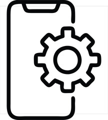 setting silhouette vector style