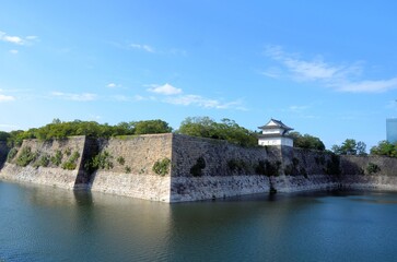 大阪城 一番櫓と石垣