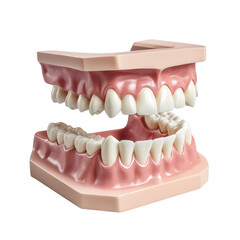 Obraz premium Human Teeth Model on transparent background