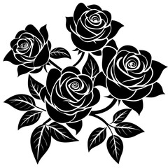 seamless pattern with roses