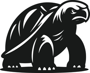 Vector turtle animal silhouette