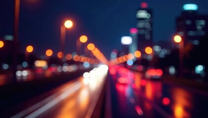 Abstract late-night city lights forming a geometric pattern , illustration, pattern