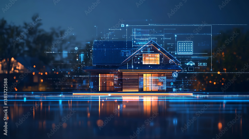 Poster an ai powered system enhancing smart home automation by analyzing user behavior, environmental condi