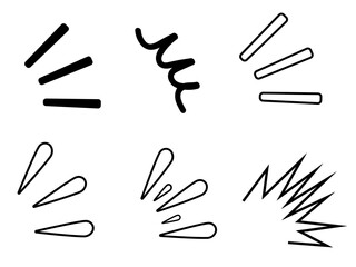 Radial Rays Lines Doodle Set Icons Vector
Vector Doodle Set