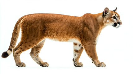 Obraz premium Agile Mountain Lion: The Graceful North American Predator in Its Natural Habitat