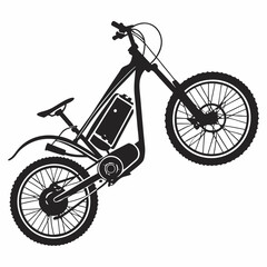 Obraz premium bicycle isolated on white