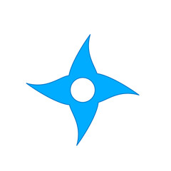 Blue shuriken