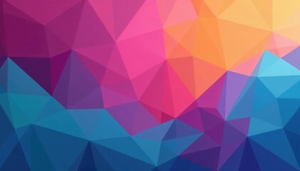 Obraz premium Geometric shapes with soft color transitions create a seamless backdrop, trend, subtle