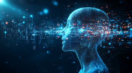 An AI powered system enhancing speech recognition by analyzing voice patterns, accents, and linguistic variations for more accurate transcription and voice commands